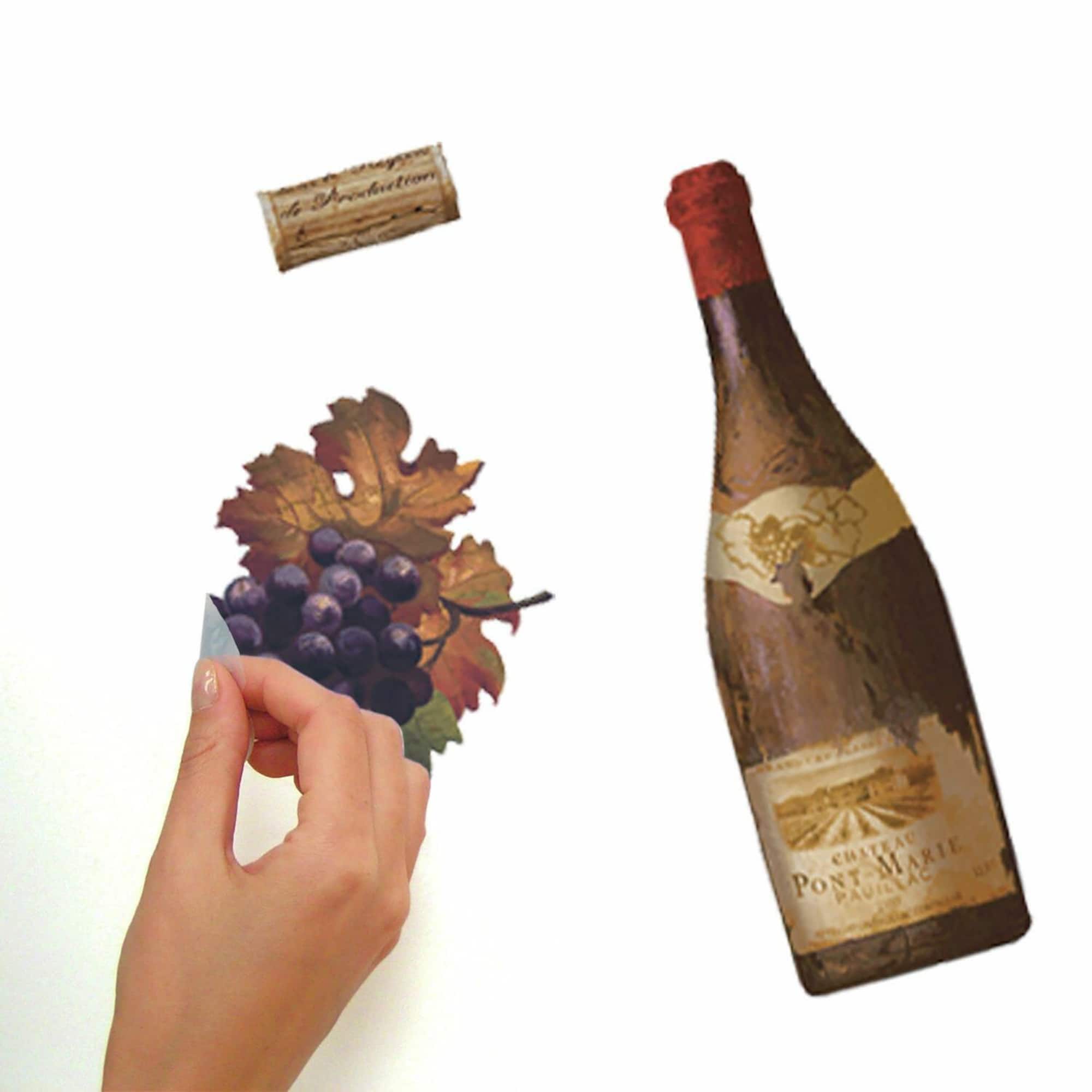 RoomMates Wine Tasting Peel & Stick Wall Decals
